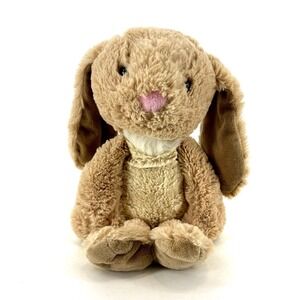 2013 Circo Target Tan Floppy‎ Bunny Rabbit Plush Stuffed Toy Lovey Pink Nose 14"